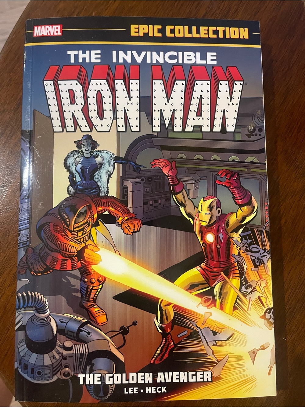 Iron Man Epic Collection Comic Book - Red, Gold, Yellow